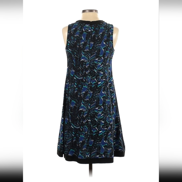 Proenza Schouler abstract print a-line dress Size 0, 100% Silk Feminine classic - Picture 2 of 3